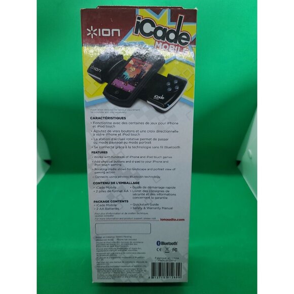 New iCade Mobile Game Controller 4 iPhone & iPod Touch Rotating Cradle Bluetooth - Picture 2 of 4